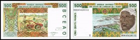 T = Togo
 500 Francs (20)00, Sign.30, P-810T/j I