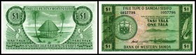 Bank of Western Samoa
 1 Tala o.D.(1967, Sign.3) P-16c Währungsumstellung ab 1967 I