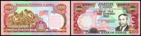 Central Bank of Samoa
 100 Tala o.D.(ca.1990) P-30 I
