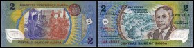 Central Bank of Samoa
 2 Tala o.D.(1990) Ser. AAA, P-31a I