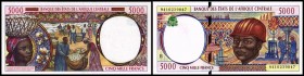 E = Cameroon, ab 2002 U = Cameroon
 5000 Francs (19)94, Sign.17, P-204E/a I
