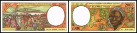 N = Equatorial Guinea, ab 2002 F = Equ.Guinea
 2000 Francs (19)95, Sign.16, P-503N/c N = Equatorial Guinea, ab 2002 F = Equ.Guinea I