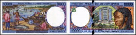 P = Chad, ab 2002 C = Chad
 10.000 Francs (19)97, Sign.16, P-605P/c I-