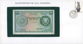 Central Bank
 500 Mils 1.9.1979, P-42c, im Ersttagkuvert mit BM I