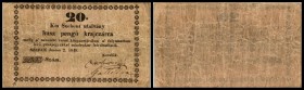 Kis Szeben / Szeben
 20 pengö krajczárra (Kreuzer Silber) 2.6.1849, Sign. Variante III-
