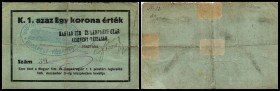 Budapest – Köbánya (Metallwaren- u. Lampenfabrik)
 Lot 2 Stück, 20 filler(I) 1 Krone (IV) 1916, Richter-15,10a,d1 I/IV