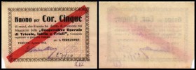 Triest – Arbeiterkonsumverein für Triest, Istrien und Friaul
 Serie 4 Stück, 50c, 1,2,5 Kronen 1914, 2xohne, 2xversch.Stpl., Richter-152,1a-d I-/II...