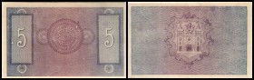 Lot 3 Stück, 5 bis 20 Kronen 1918/19, Vs nur Unterdruck, zu Richter-88a-c Reichenberg, Böhmen - Stadt I-