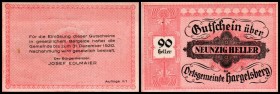 Hargelsberg
 Auflage II/1, rot 25,40,60,75,90 Heller I