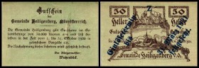 Heiligenberg
 Ausgaben A-Z (78 Scheine) 10,20,50 Heller I