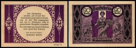 Königsaue
 Auflage III, violett 30,50,75,90 Heller I