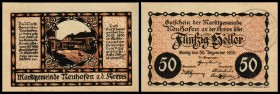 Neuhofen/Krems
 Gstpl. nicht im Katalog, selten 10,20,50 Heller I