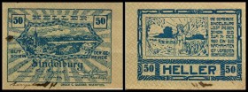 Sindelburg
 mit eh U.d.BM, nicht im Katalog, selten 10,m20,50 Heller I
