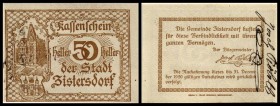 Zistersdorf
 mit eh U.d.BM, nicht im Katalog, selten 10,20,50 Heller I