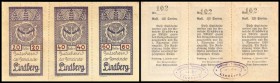 Lindberg
 D:violett und rot, Streifen, Aufl. 125 Serien, Nr.102, Gstpl., selten 20,40,60 Heller I