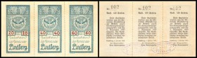 Lindberg
 D:blau und rot, Streifen, Aufl. 125 Serien, Nr.102, Gstpl., selten 20,40,60 Heller I