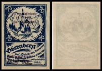Obernberg bei Gries am Brenner
 mit Aufdruck Von der Wasserkante , 4. Auflage 30,50,2x70 Heller I