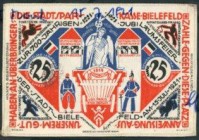 Bielefeld
 15. Juli 1921, Seide 25 Mark I