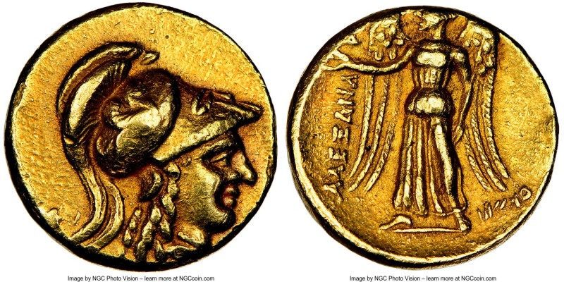 MACEDONIAN KINGDOM. Alexander III the Great (336-323 BC). AV stater (17mm, 8.40 ...