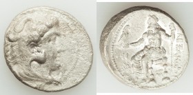 MACEDONIAN KINGDOM. Alexander III the Great (336-323 BC). AR tetradrachm (28mm, 16.34 gm, 3h). XF, porosity. Lifetime issue of Myriandrus or Issus, ca...