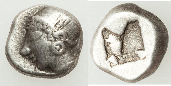 IONIA. Phocaea. Ca. late 6th century BC. AR hemihecte (9mm, 1.35 gm). About VF. ...
