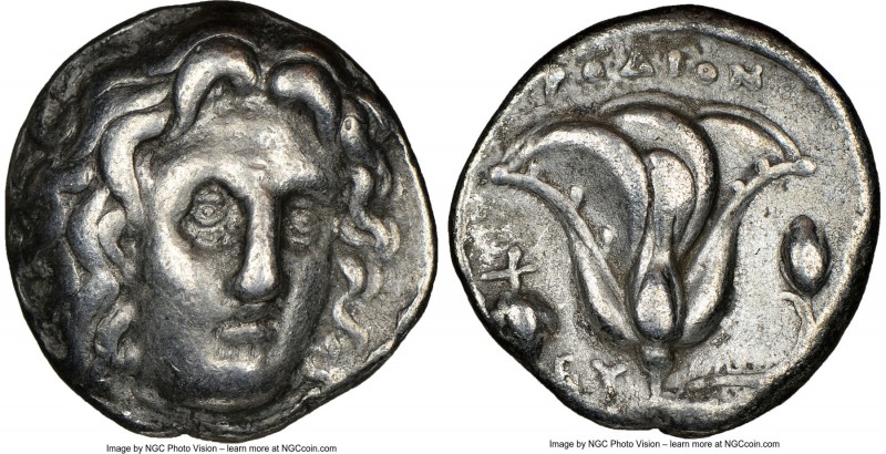 CARIAN ISLANDS. Rhodes. Ca. 305-275 BC. AR didrachm (19mm, 1h). NGC VF. Head of ...