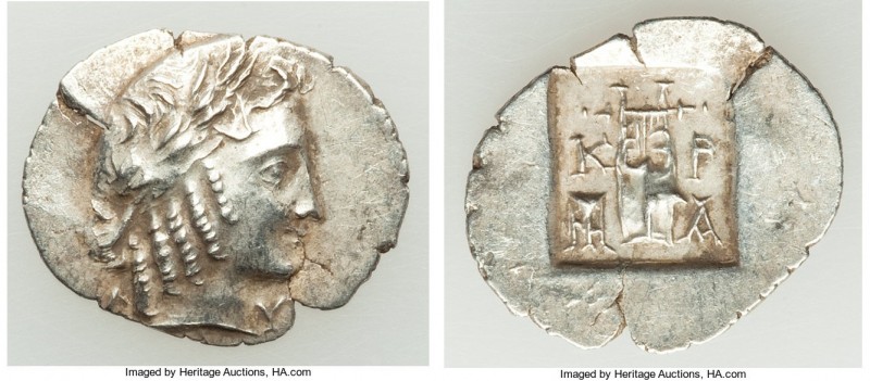 LYCIAN LEAGUE. Cragus. Ca. 48-20 BC. AR hemidrachm (18mm, 1.58 gm, 1h). XF. Seri...