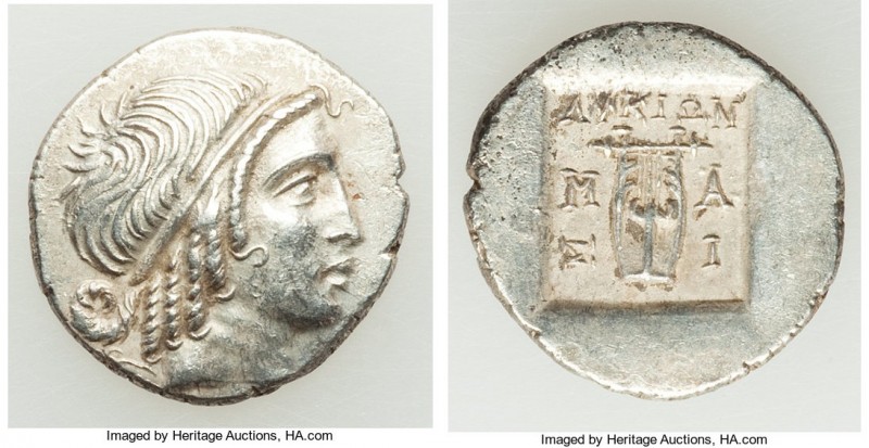 LYCIAN LEAGUE. Masicytes. Ca. 48-20 BC. AR hemidrachm (15mm, 1.96 gm,12h). AU. S...