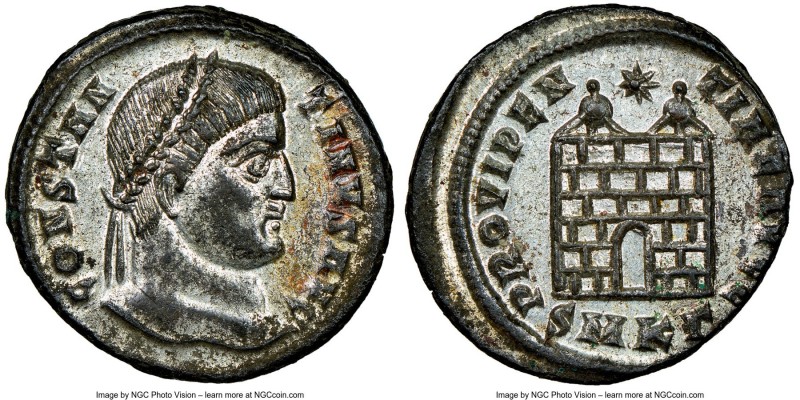 Constantine I the Great (AD 307-337). AE3 or BI nummus (20mm, 3.81 gm, 1h). NGC ...