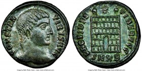 Constantine I the Great (AD 307-337). AE3 or BI nummus (20mm, 2.83 gm, 5h). NGC Choice AU 5/5 - 2/5, smoothing. Cyzicus, 2nd officina, ca. AD 324-325....