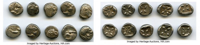 ANCIENT LOTS. Greek. Ionia. Miletus. Ca. late 6th-5th centuries BC. Lot of ten (...