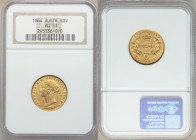 Victoria gold Sovereign 1864-SYDNEY AU53 NGC, Sydney mint, KM4. AGW 0.2353 oz.

HID09801242017