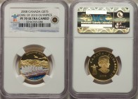 Elizabeth II gold Proof 75 Dollars 2008 PR70 Ultra Cameo NGC, Royal Canadian mint, KM820. AGW 0.2249 oz. Note: Holder is scratched.

HID09801242017