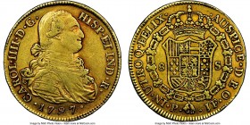 Charles IV gold 8 Escudos 1797 P-JF XF45 NGC, KM62.2. AGW 0.7614 oz.

HID09801242017