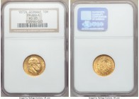 Prussia. Wilhelm I gold 10 Mark 1872-A MS65 NGC, Berlin mint, KM502.

HID09801242017