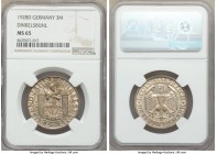 Weimar Republic "Dinkelsbuhl" 3 Mark 1928-D MS65 NGC, Munich mint, KM59. Beautiful gem with light russet toning throughout.

HID09801242017