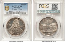 Weimar Republic silver Specimen "Albrecht Durer" Medal 1928 SP64 PCGS, Erlanger-994. By J. Gebhart. Issued to commemorate the 400th anniversary of his...