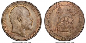 Edward VII Shilling 1907 MS64 PCGS, KM800, S-3982. Light gray and russet toning throughout.

HID09801242017