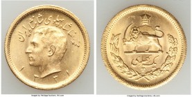 Muhammad Reza Pahlavi gold Pahlavi SH 1331 (1952) UNC, KM1162.

HID09801242017