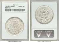 Estados Unidos Peso 1919-M AU58 ANACS, Mexico City mint, KM454.

HID09801242017