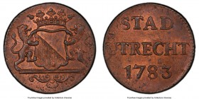 Utrecht. Provincial Duit 1783 MS64 Red and Brown PCGS, KM91. Superior strike. 

HID09801242017
