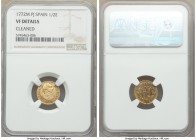 Charles III gold 1/2 Escudo 1772 M-PJ VF Details (Cleaned) NGC, Madrid mint, KM415.1.

HID09801242017