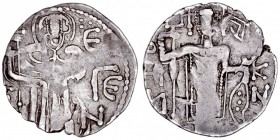 IMPERIO BIZANTINO
MANUEL I. Asper. AR. (1238-1263). Trebisonda. 2,18 g. BC.2601 vte. MBC-
