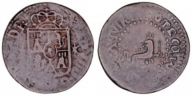 MONARQUÍA ESPAÑOLA
FERNANDO VII
Quarto. AE. Manila. (1819). (Cal.1600). BC-.