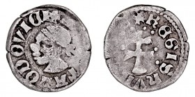 MONEDAS EXTRANJERAS
HUNGRIA
Ludwig I. Denario. AR. (1342-1382). 0,69 g. Huszar 547. BC+