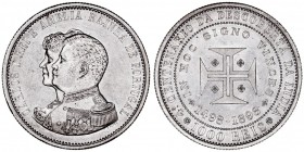 MONEDAS EXTRANJERAS
PORTUGAL
Carlos I. 1000 Reis. AR. 1898. 24,99 g. GO.14,01. EBC
