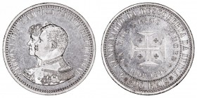 MONEDAS EXTRANJERAS
PORTUGAL
Carlos I. 500 Reis. AR. 1898. 12,53 g. GO.12,01. Mantiene brillo original. SC-
