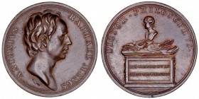 MEDALLAS
ALEMANIA
AE-31. Antonio Rafael Mengs, 1779. 18,73 g. Donebauer 3584. Escasa. MBC+