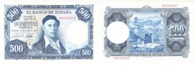 BILLETES
ESTADO ESPAÑOL, BANCO DE ESPAÑA
500 Pesetas. 22 Julio 1954. Serie S. ED.D69B. EBC+