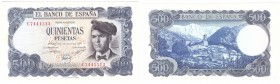BILLETES
ESTADO ESPAÑOL, BANCO DE ESPAÑA
500 Pesetas. 23 Julio 1971. Serie C. ED.D74A. EBC+